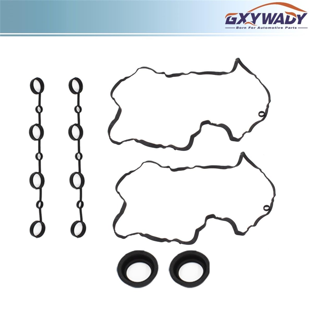Valve Cover Gasket Set And Spark Plug Seals For Cayene 4 5l V8 2003 2006 Replacement 94810593103 94810593205 94810593300