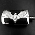 Smt-eagle Hawk Emblem Chrome Compatible With 1987-2014 Dyna V-rod Cvo Softail Shifter Peg Pedal B013t6nqam
