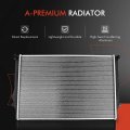 A-premium Engine Coolant Radiator A C Condenser Cooling Kit Compatible With Volkswagen Jetta Arteon 2019-2021 Golf Gti