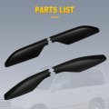 Ocpty Roof Rack Rails End Cap Protection Cover Shell For Toyota Land Cruiser Ffj120 2003-2009