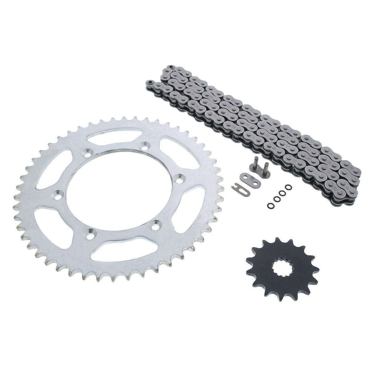 Yamaha Yz450f O Ring Chain And Sprocket Kit Silver 15 50 116l For 2003 2004 2007 2008 2009 2014