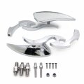 Httmt Mt252-018 Ttt004- Chrome Custom Running Blade Mirror Fit Compatible With Kawasak Ninja All Year Model