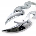 Httmt Mt252-018 Ttt004- Chrome Custom Running Blade Mirror Fit Compatible With Kawasak Ninja All Year Model