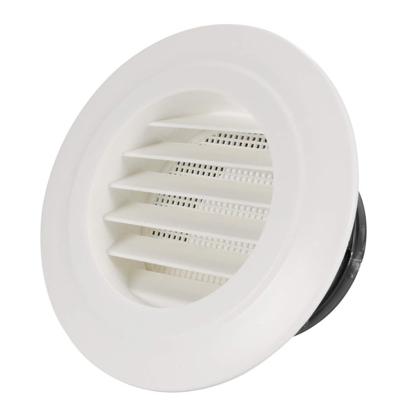 Hon Guan 4 Soffit Vent Round Airir Grill Cover With Built-in A Fly Screen For Bathroom Office Home A 100m Guan 4 Soffit Vent