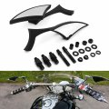 Httmt Mt346-bk Black Blade Mini Mirror For Rebel Shadow 600 750 Vtx 1300 1800 Spirit 1100 