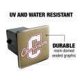 College Of Charleston Secondary Tow Trailer Hitch Cover Plug Insert