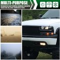 G-plus 2000-2006 Gmc Yukon Yukon Xl Front Bumper Fog Light Driver Passenger Side Clear Lens Lamps Pair