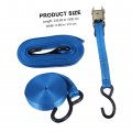 Jojofuny 1 Set Double Hook Strap Stainless Steel Tether Blush
