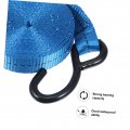 Jojofuny 1 Set Double Hook Strap Stainless Steel Tether Blush