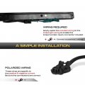 Vipmotoz Full Led Dually Tail Gate Braking Light Lamp Compatible With 2006-2016 Dodge Ram 3500 Pickup Dual Rear Wheel Chrome