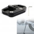 Motorcycle Side Stand Enlarger Fit For 2023 2022 2021 Crf300l Crf300 Rally 2021-2023 Kickstand Shoes Extension Plate Black