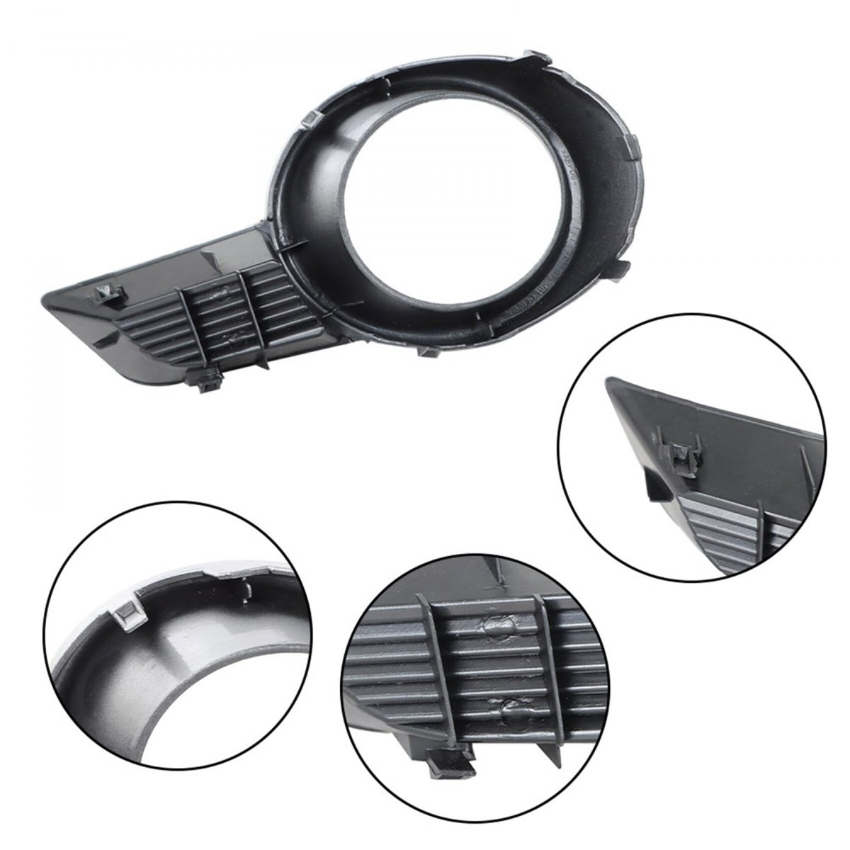 Fog Lights Bezel Covers Set Left And Right Replacement For Toyota Highlander 2008-2010 Lamps 81482-48050 81481-48040