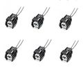 6x Fuel Injector Connector For Nissan 300zx 240sx 200zx Silvia Rb25det Sr20 S13 Infiniti Subaru Toyota Scion Honda Acura 