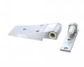 Kason 1256-000004 Hinge Textured Brush Chrome 