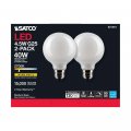 Satco S21244-4 5 Watt G25 Led Bulb 2700k 6 Pack