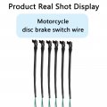 Minho Motorcycle Handbar Brake Line Stop Light Switch Fit For Chinese Gy6 50cc-250cc Scooter Mopeds Disc System 4pcs