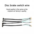Minho Motorcycle Handbar Brake Line Stop Light Switch Fit For Chinese Gy6 50cc-250cc Scooter Mopeds Disc System 4pcs
