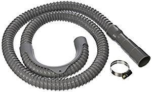 12 Ft Washing Machine Drain Discharge Hose 1 In Diameter With Stainless Steel Clamp Gray 12hd5f