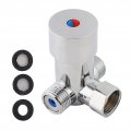 Hot Cold Water Mixing Valve G1 2 Thermostatic Mixer Temperature Control For Bathroom Automatic Sensor Touchless Faucet