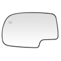 Left And Right Side Mirror Glasses For Chevy Avalanche Suburban Silverado Gmc Sierra Yukon Power Adjustment Heating Chrome 