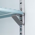 Pack Of 16 Replacement Pilaster Shelf Clips Zinc Plated Steel For Commercial Refrigerators Coolers Freezers Shelves And