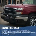High Power Led Projector Front Bumper Driving Fog Light Lamps With Switch And Wiring Harness Compatible Chevy Silverado 1500