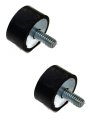 2 Rubber Floorboard Footwell Mounts For Polaris 1999-2002 Magnum 500 Atv Utv 
