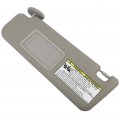 Ocpty Left Driver Side Gray Sun Visor Without Sunroof Fit For 2004 2005 2006 2007 2008 Toyota 4runner 74320-3d050-b0