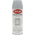 Chalky Finish Spray Paint Misty Gray 12 Ounce Ultra Matte Fast Drying And Sandable No Primer Needed For Interior Exterior Use 
