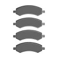 Front Brake Pads For Chrysler Aspen 27 2008 2009 4000 Hybridynamic Series Mechanical Wear Sensor 0 70 In Thickness 7 00 Width 