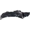 Front Passenger Side Fender Liner For Subaru Outback 2005 2006 2007 2008 2009 Su1251102 59120ag06a Black Plastic Standard Style 