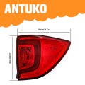 1-pack Rear Lamp Assembly Right Side Replacement For Pilot 2016-2018 Passport Ex-l Elite 2022 2023 Red Rh Tail Light