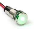 3 Pack Of Plug-n-play Instrument Cluster Led Indicator Light Dash Bulbs Aluminum Pilot Lights Color Acrylic Lens Flush Panel 