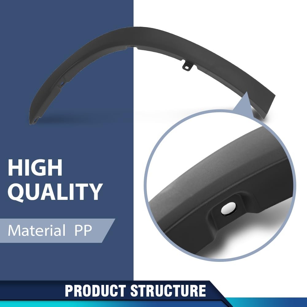 Rear Right Fender Flare For Toyota Highlander 2020 2021 2022 2023 Passenger Side Wheel Arch Trim 750870e030 To1791116 Black