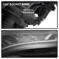 Acanii For 2011-2017 Dodge Grand Caravan 2008-2016 Chrysler Town Country Headlight Headlamp Assembly Passenger Side