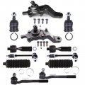 Ocpty New 12-piece Inner Tie Rod End Outer Sway Bar Link Lower Ball Joint Upper Steering Rack Boot Fit 1996-2002 For Toyota