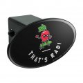 That S Rad Radical Radish Skateboard Funny Humor Oval Tow Trailer Hitch Cover Plug Insert