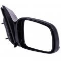 Ocpty Black Right Side Mirror Fit For 2006-2011 Honda Civic Smooth Glass Non-folding Non-heated