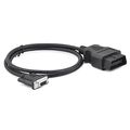 Ikkegol 1m 3 3ft Db9 Serial Rs232 Female Port To Male Obd2ii 16 Pin Cable Adapter Diagnostic Extension Cord Connector Obd 