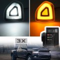 Led Side Mirror Turn Signal Lights Replacement For 2021-2023 Ram 1500 2019-2022 2500 3500 Pickup Amber Towing Switchback White