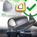 Led Side Mirror Turn Signal Lights Replacement For 2021-2023 Ram 1500 2019-2022 2500 3500 Pickup Amber Towing Switchback White