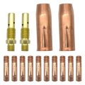 Welding Gun Accessory Kit 035 Tip-diffuer-nozzle Fits For Lincoln Magnum 100l Or Tweco Mini 1 Mig Guns Contact Tip 11-35 Gas