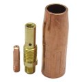 Welding Gun Accessory Kit 035 Tip-diffuer-nozzle Fits For Lincoln Magnum 100l Or Tweco Mini 1 Mig Guns Contact Tip 11-35 Gas