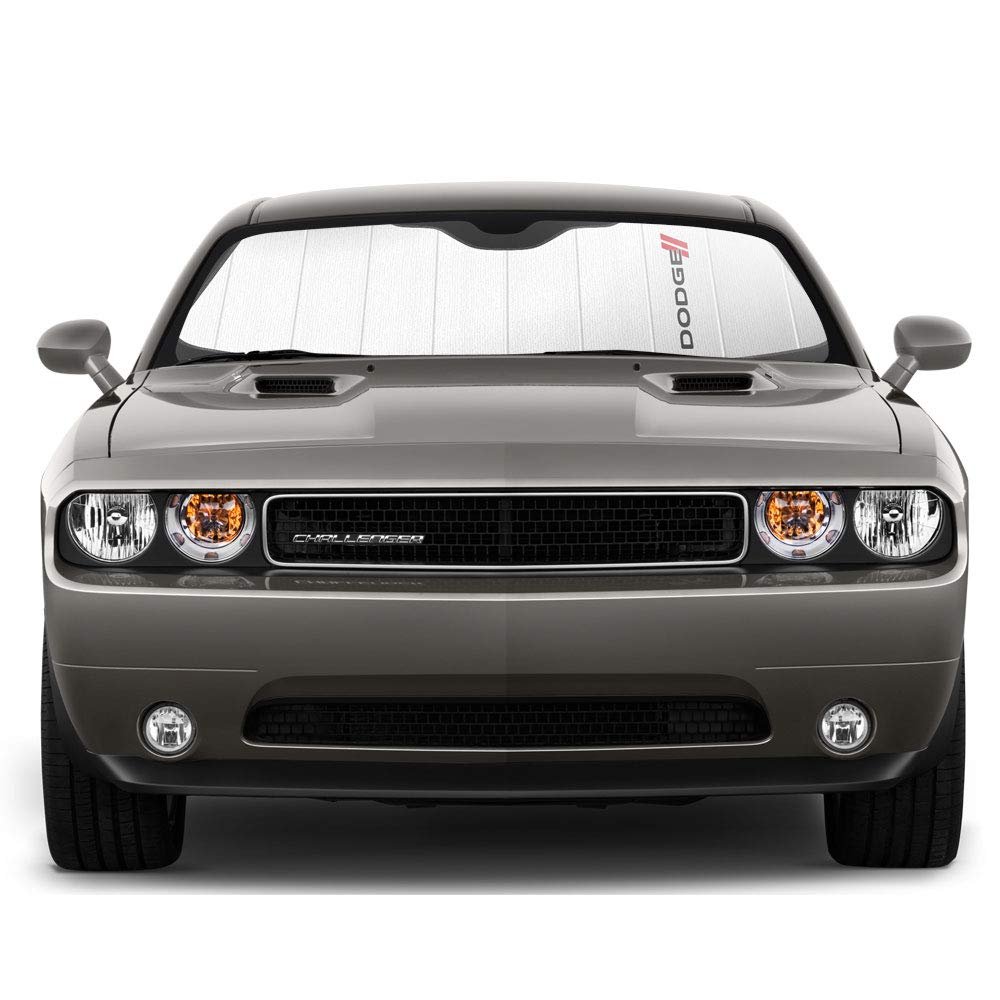 Dodge Logo Universal Fit Enforced Stand Up Auto Windshield Sun Shade Jumbo Size 59 In X 30 7 Layer Reinforced Uv Protection