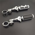 Xkh Group Motorcycle Chrome Short Angled Adjustable Peg Mounting Kit Eagle Style Footrest For Yamaha V-star Roadstar Suzuki