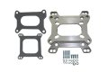 Pirate Mfg 1 Aluminum Carburetor Adapter Kit 2 Barrel To 4 Barre For Holley Rochester 