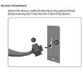 Chargercity Simple-lock Car Air Vent Holder Mount For H S Hs Mini Maxx Tuner 40400-102 Auto Programmer Programming Gauge 