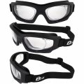 Flyer Sports Skydiving Construction Safety Goggles Clear Anti Fog Polycarbonate Lenses Uv400 Protection Ansi Z87 1 Rated Rx