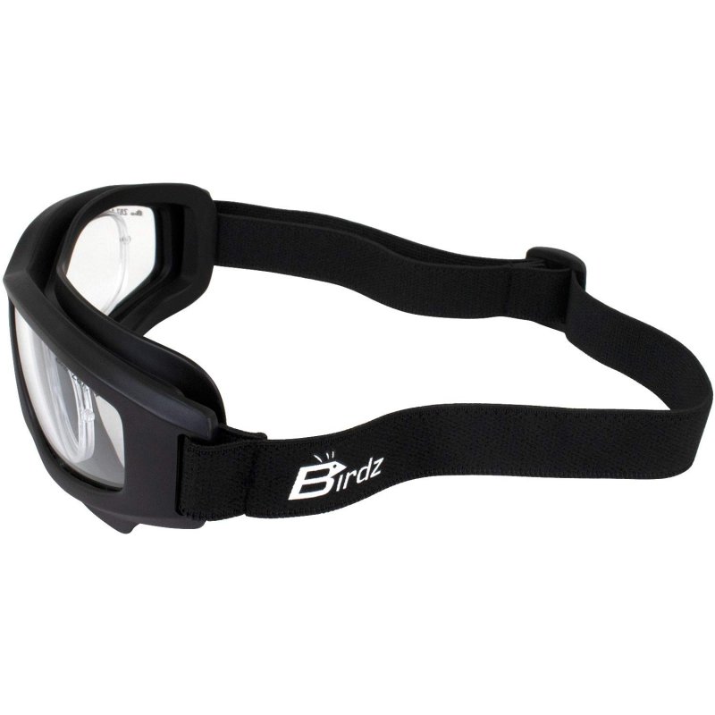 Flyer Sports Skydiving Construction Safety Goggles Clear Anti Fog Polycarbonate Lenses Uv400 Protection Ansi Z87 1 Rated Rx