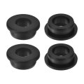 4pcs Rubber Grommets 28mm Drill Hole 19mm Id Top Hat Grommet Black Silicone Plug Gasket For Wiring Automotive 